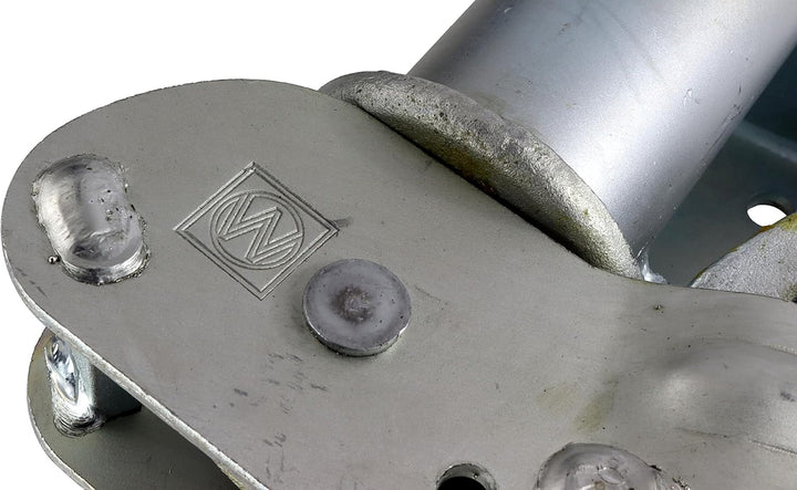 trailer parts4u Winterhoff Automatik Stützrad mit Universalflansch 250 kg 60mm f. PKW Anhänger