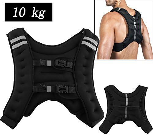 Gewichtsweste Laufweste Trainingsweste 10kg für Fitness