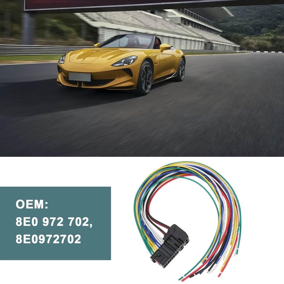Auto Vordertür Links Rechts Kabelbaum Reparatursatz 8E0972702 Kompatibel mit Audi A3 (8P1) Sportback