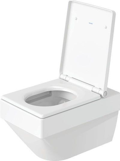 Duravit WC-Sitz Vero Air, Toilettendeckel aus Urea-Duroplast, Klodeckel mit Edelstahl Scharnieren, W