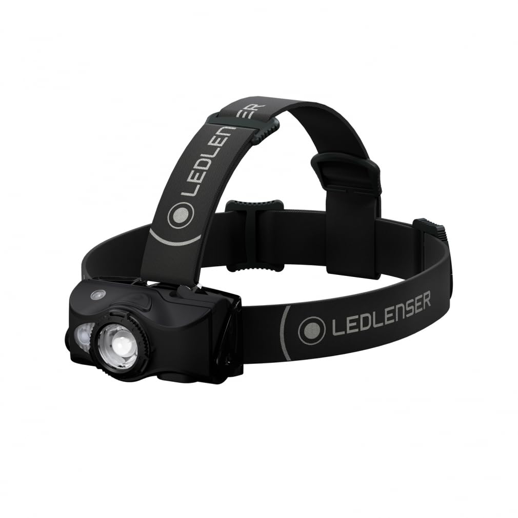 Ledlenser Stirnlampe MH8 Schwarz, Schwarz