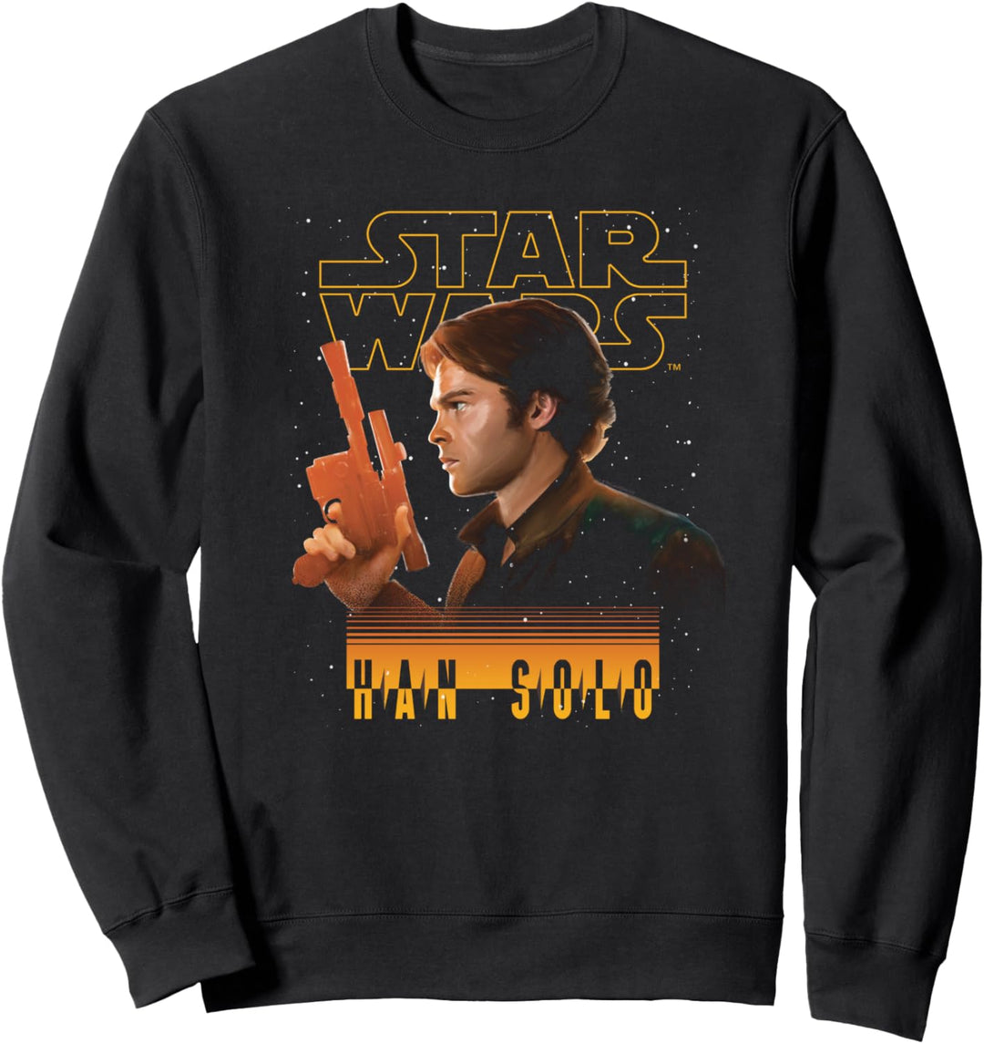 Star Wars Han Solo Movie Hero Side View Sweatshirt