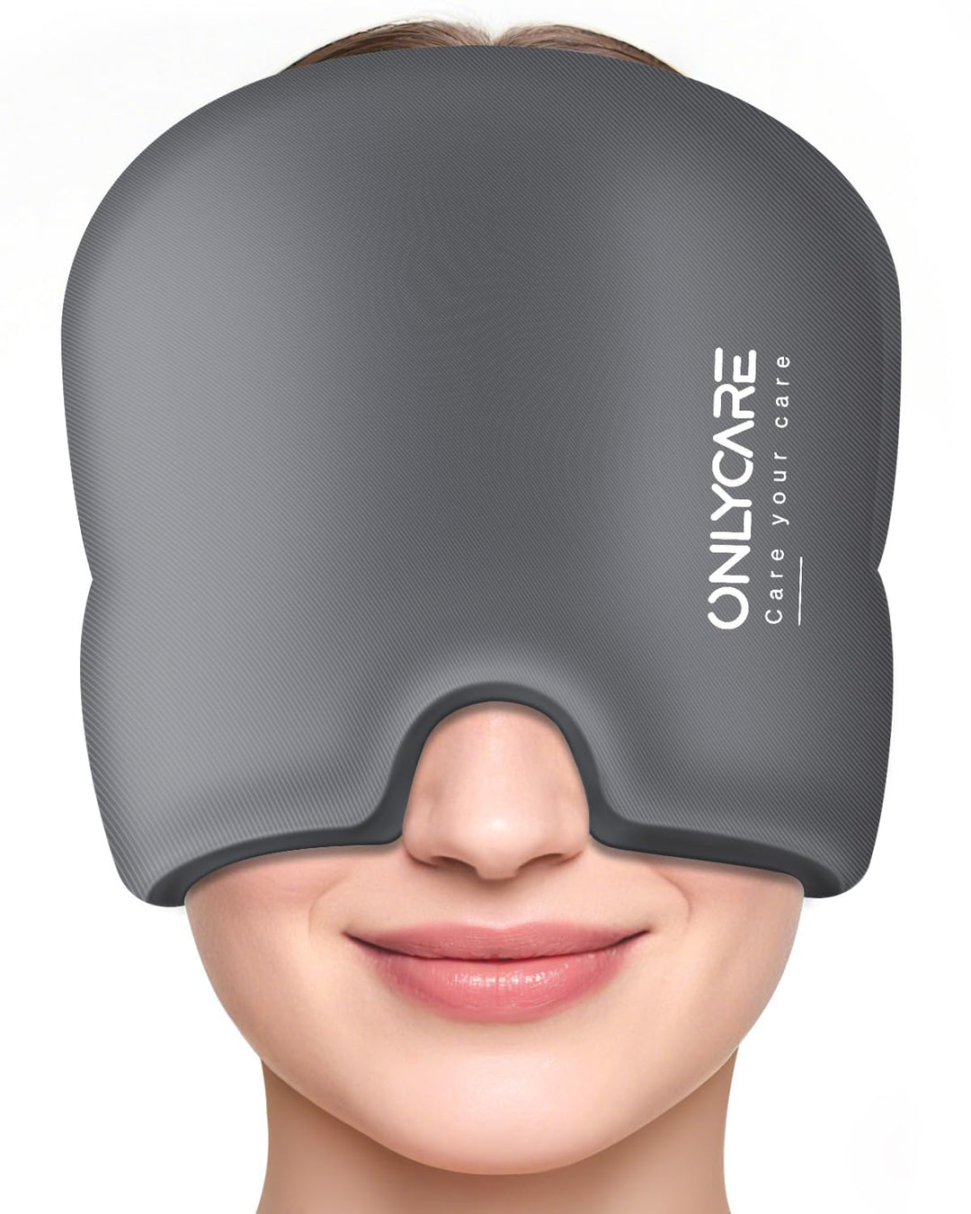 ONLYCARE Mütze Migräne Relief Cap, Headache Relief Hat Kühlmaske Kühlmütze Kopfschmerzen Maske Kühlh