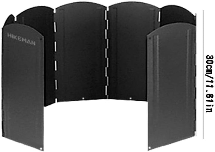 Campingkocher Windschutz 8 Platten Outdoor Herd Windschutzscheibe Campingbrenner Windschutzscheibe K
