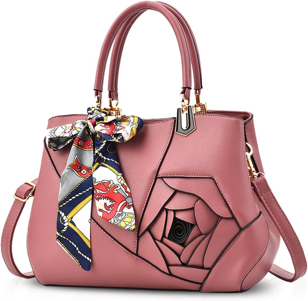 NICOLE&DORIS Frauen Blumen Top Handle Handtaschen Umhängetasche Crossbody Tasche Tote Satchel für Da