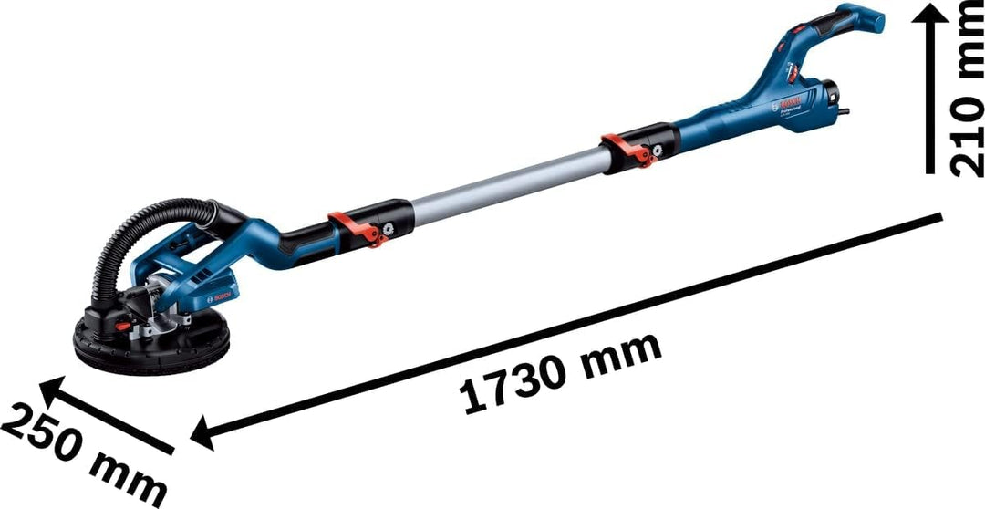 Gipsschleifer"Giraffe" GTR 550 Bosch Professional (Schleifscheiben-Set, Schleifpapier, Schlauchklemm