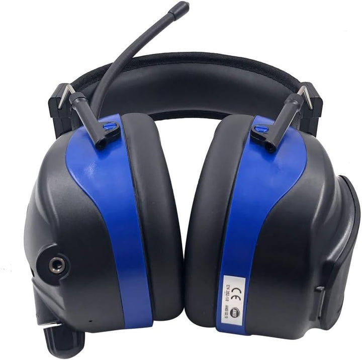 PROTEAR Gehörschutz mit Bluetooth und Radio FM/AM, eingebauter wiederaufladbarer Lithiumbatterie, Si