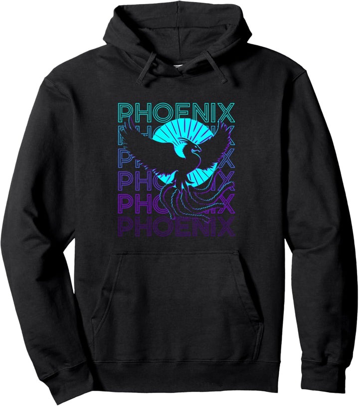 Phoenix Retro Pullover Hoodie