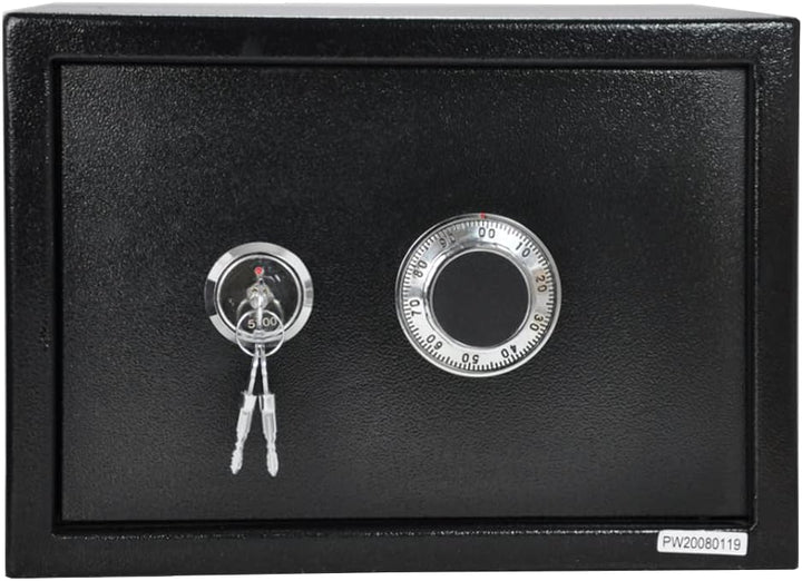 Tresor Möbeltresor Safe Mechanisches Kombinationsschloss + Doppelbartschloss Schranksafe Geldschrank