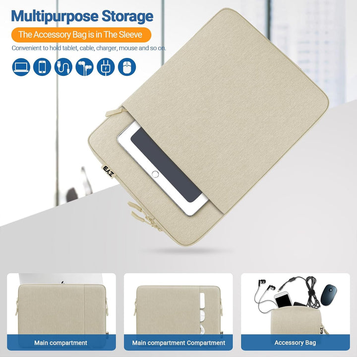 ZYB 13.3 Zoll Laptop Hülle,MacBook Air Tasche für MacBook Air 13 13.6 M4 M3 M2 M1 2025 2024-2012,Mac