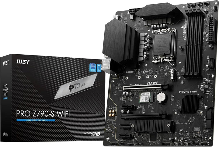 MSI PRO Z790-S WiFi Motherboard, ATX - Unterstützt Intel Core Prozessoren der 12. und 13. Generation