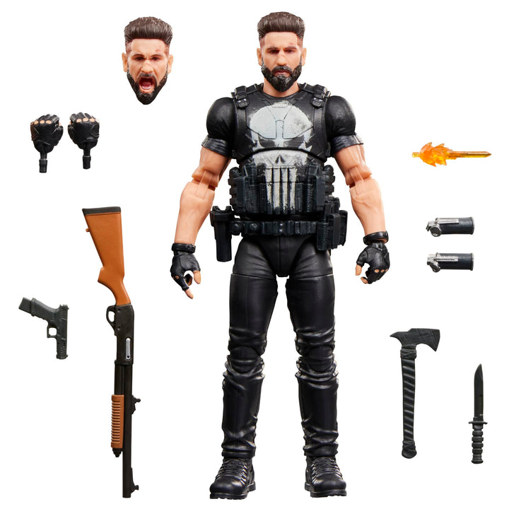 Marvel Legends Series Punisher, The Punisher Action-Figur Set zum Sammeln (15 cm)