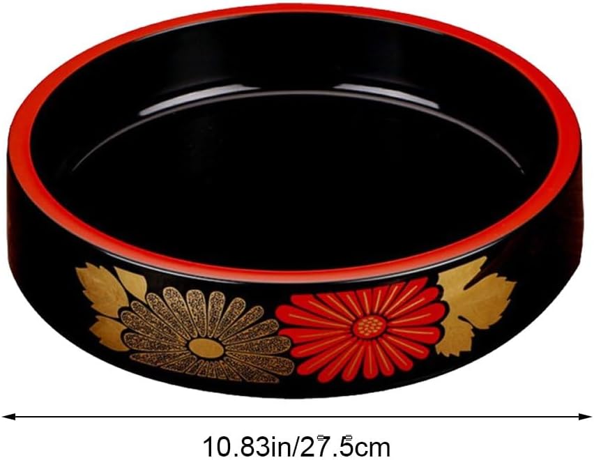 Runder Sushi-Teller, Japanisches Sushi-tablett, Sashimi-servierplatte, Küche, Sashimi-tablett, Japan