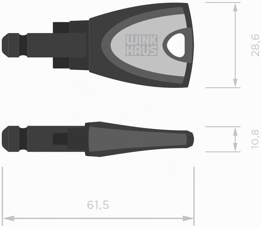 Winkhaus Nutzerschlüssel für blueCompact Schliessanlage, blau, 5030325, Blau