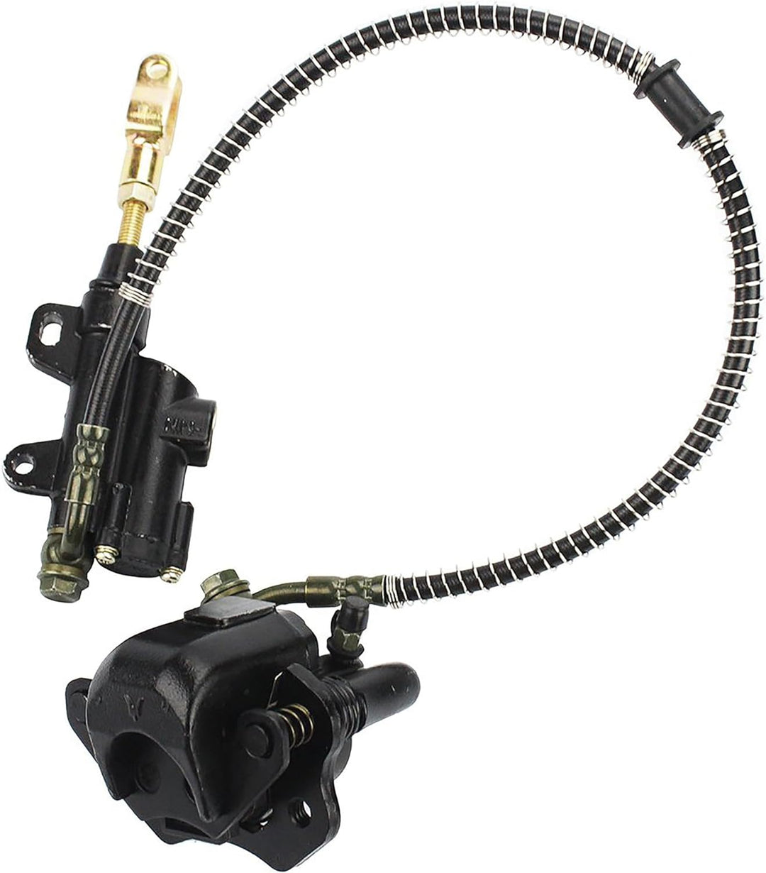 GOOFIT Hinter Hauptbremszylinder Mit Bremssattel Ersatz Für ATV Quad 50cc 70cc 90cc 110cc 125cc Chin