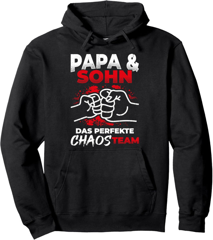Papa & Sohn Das Perfekte Chaos Team - Vatertag Bester Papa Pullover Hoodie