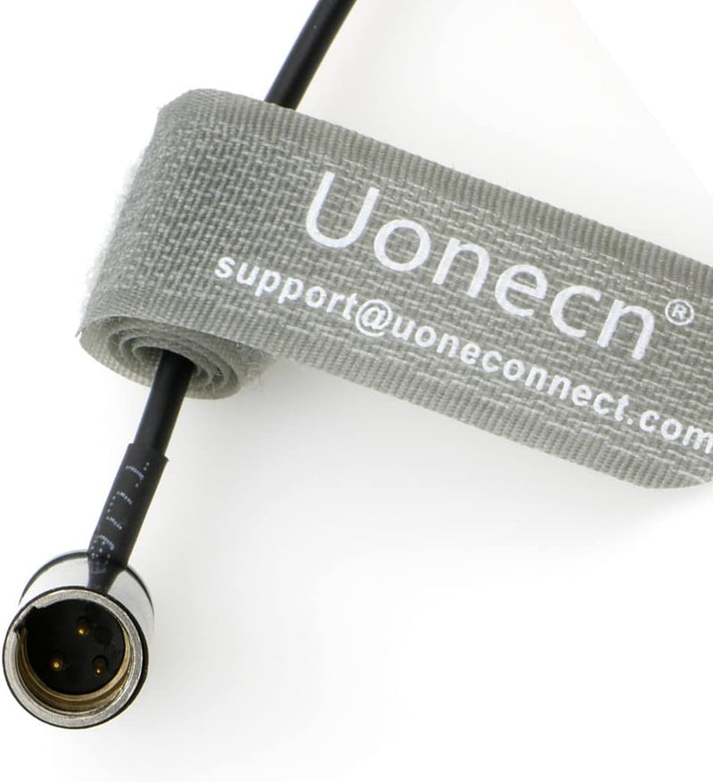 Uonecn Low-Profile-Audiokabel Mini XLR 3-Pin Männlich auf TRS 3,5mm rechtwinklig verriegelnd für Can