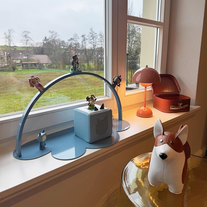 Regal Wolke – Magnetisches Standregal für 70–100 Hörfiguren – kompatibel mit Toniebox & Ladestation