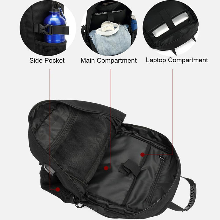 50L 60L 80L Reiserucksack Herren Gross, Erweiterbar Handgepäck Rucksack,17-Zoll Laptoptasche Rucksac