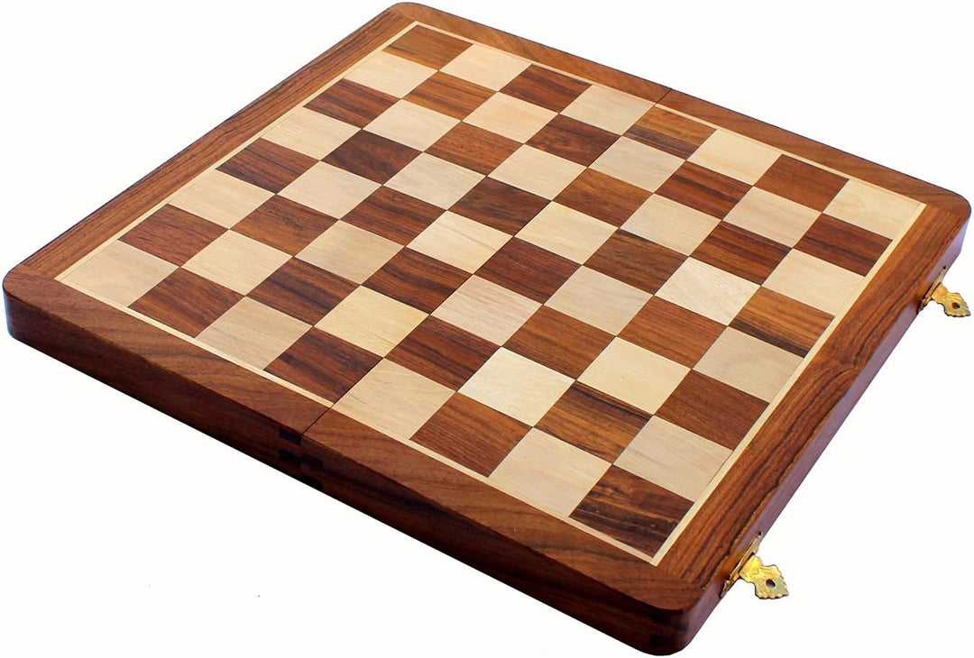 Stonkraft Collectible Acasia Wood Wooden Chess Game Board Without Pieces (14 X 14 Inches) Holz, Holz