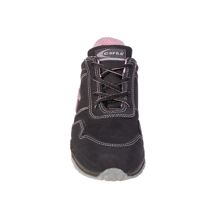 Cofra 78500-010.W37 ALICE S3 SRC Sicherheitsschuhe, Schwarz/Rosa, Grösse 37 37 EU, 37 EU
