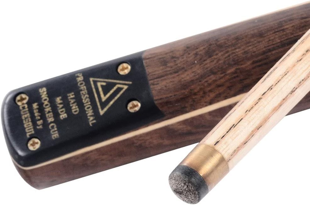 CUESOUL Classic Handmade 57 Zoll Rosewood Snooker Cue mit schwarzem Gehäuse aus Cue und Aluminium Te