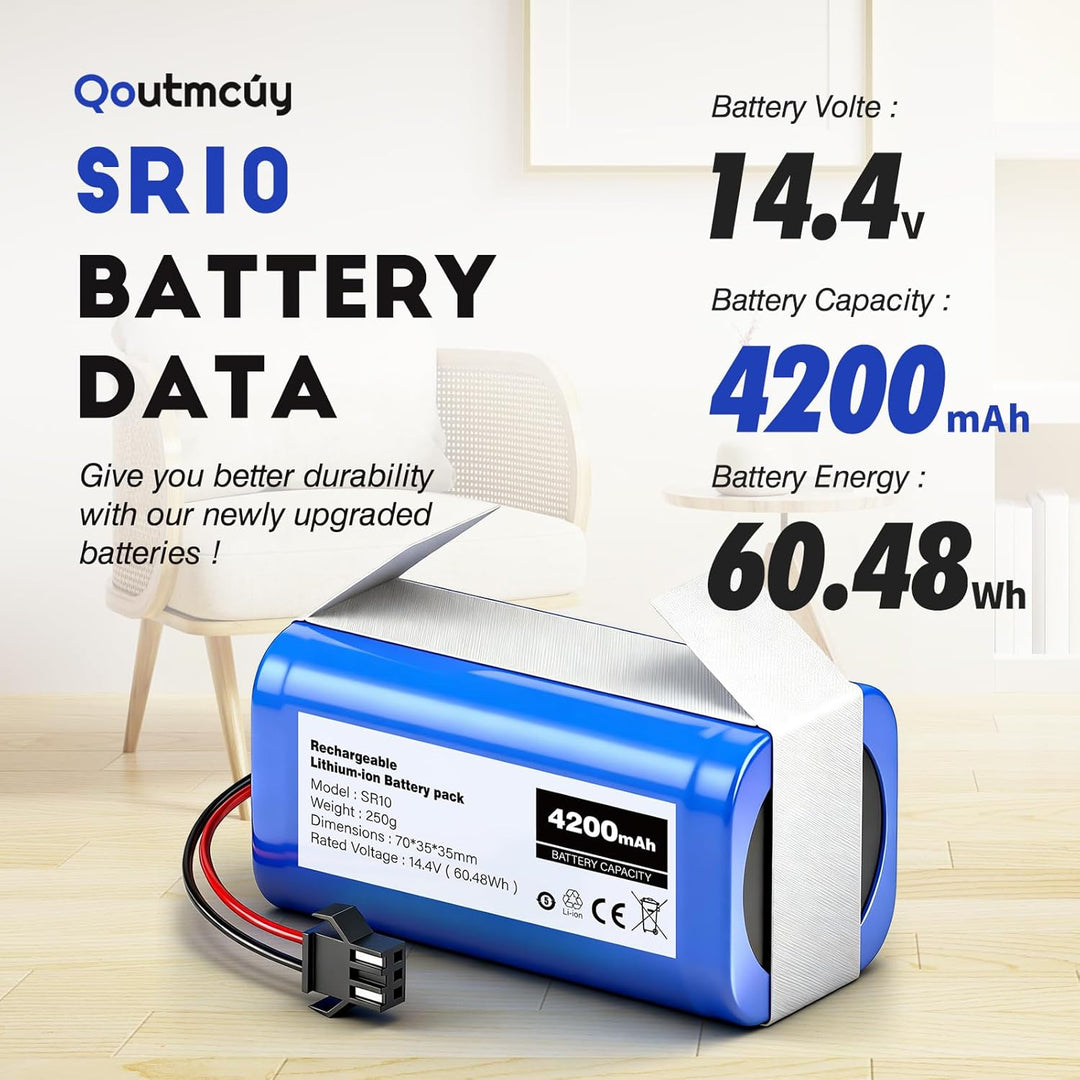 Akkus für Kompatibel mit Proscenic 850T/850P, für Tikom G8000/L9000, für Honiture G20, für Lubluelu