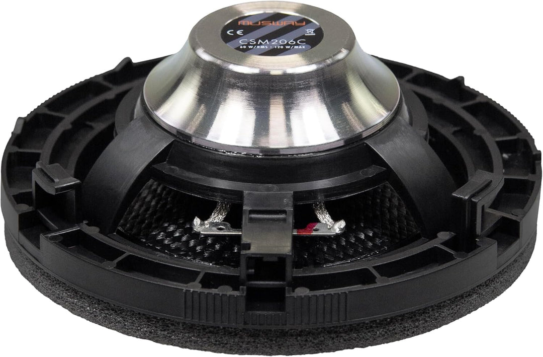 Musway CSM206C - 10cm 2-Wege Komponenten -System kompatibel mit Mercedes Benz C-Klasse (W206) | 1 Pa