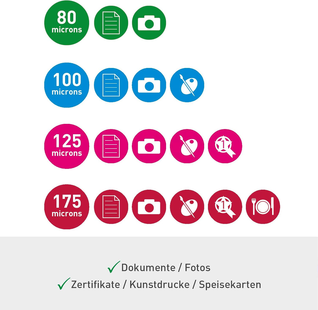 Leitz A3 Laminiergerät Office Pro, Für 80 bis 175 mic Laminierfolien, inkl. Laminierfolien Starterki