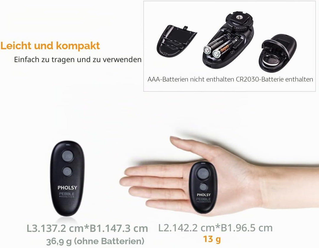 Kamera Fernauslöser Funkauslöser Kompatibel mit Sony Alpha a1 a9 a7M4 a7M3 a7RM2 a7RM3 a6600 a6500 a