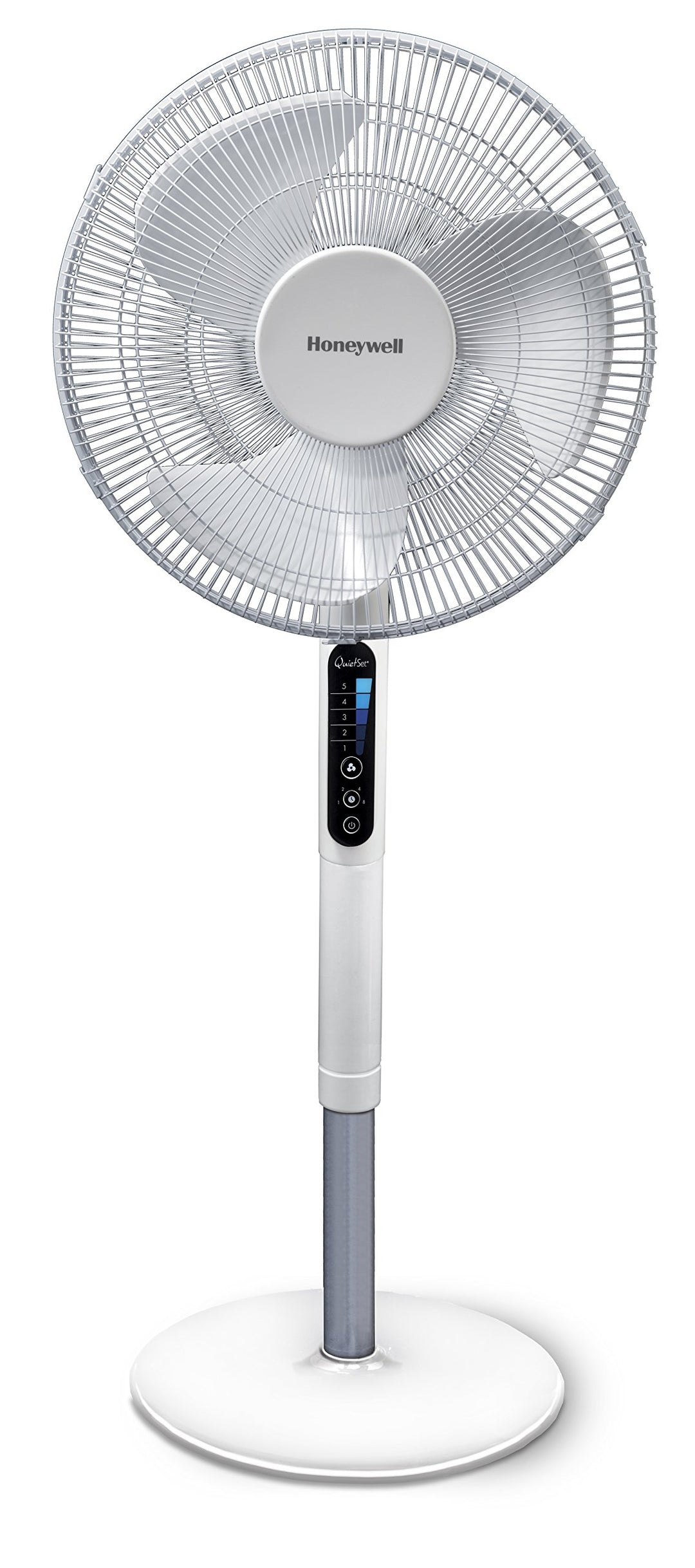 Honeywell Advanced QuietSet Oszillierender Standventilator (5 Geschwindigkeitseinstellungen, Timer-F