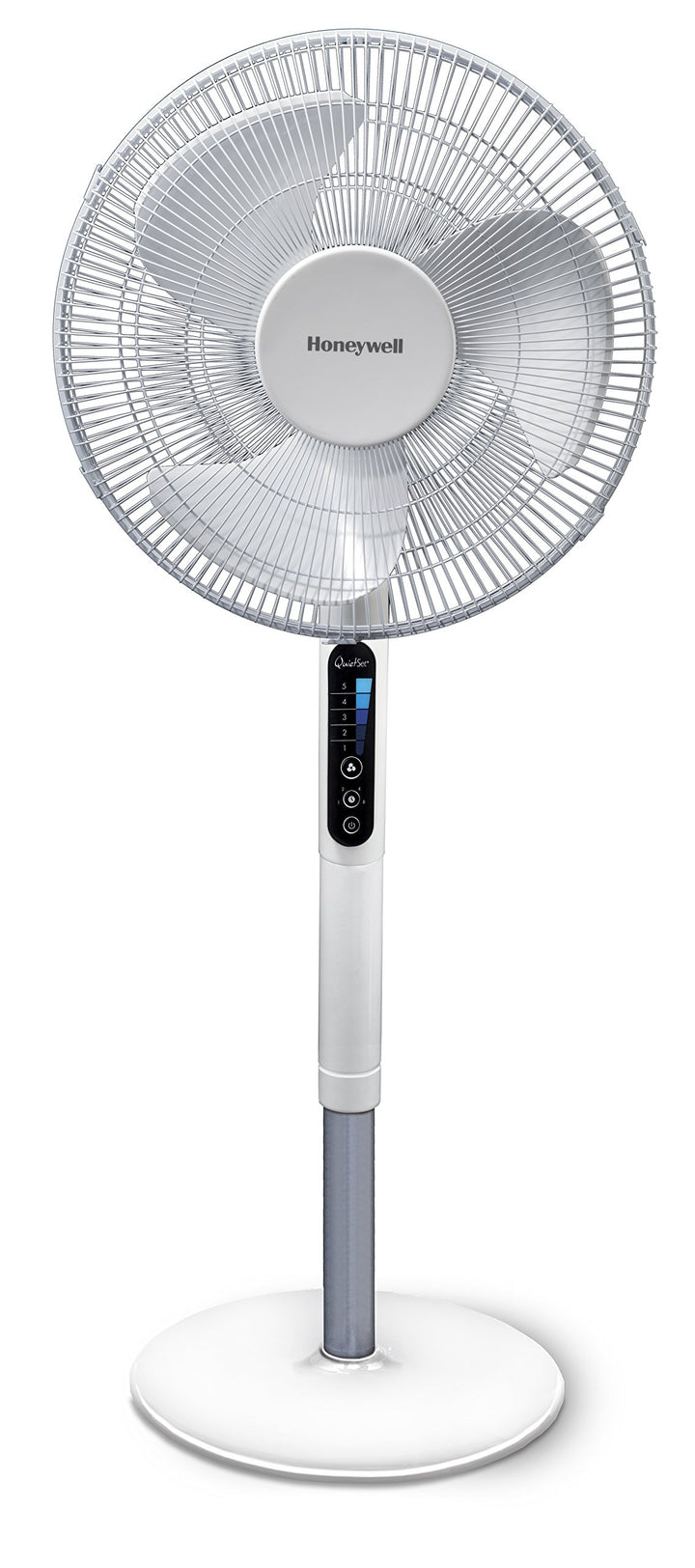 Honeywell Advanced QuietSet Oszillierender Standventilator (5 Geschwindigkeitseinstellungen, Timer-F