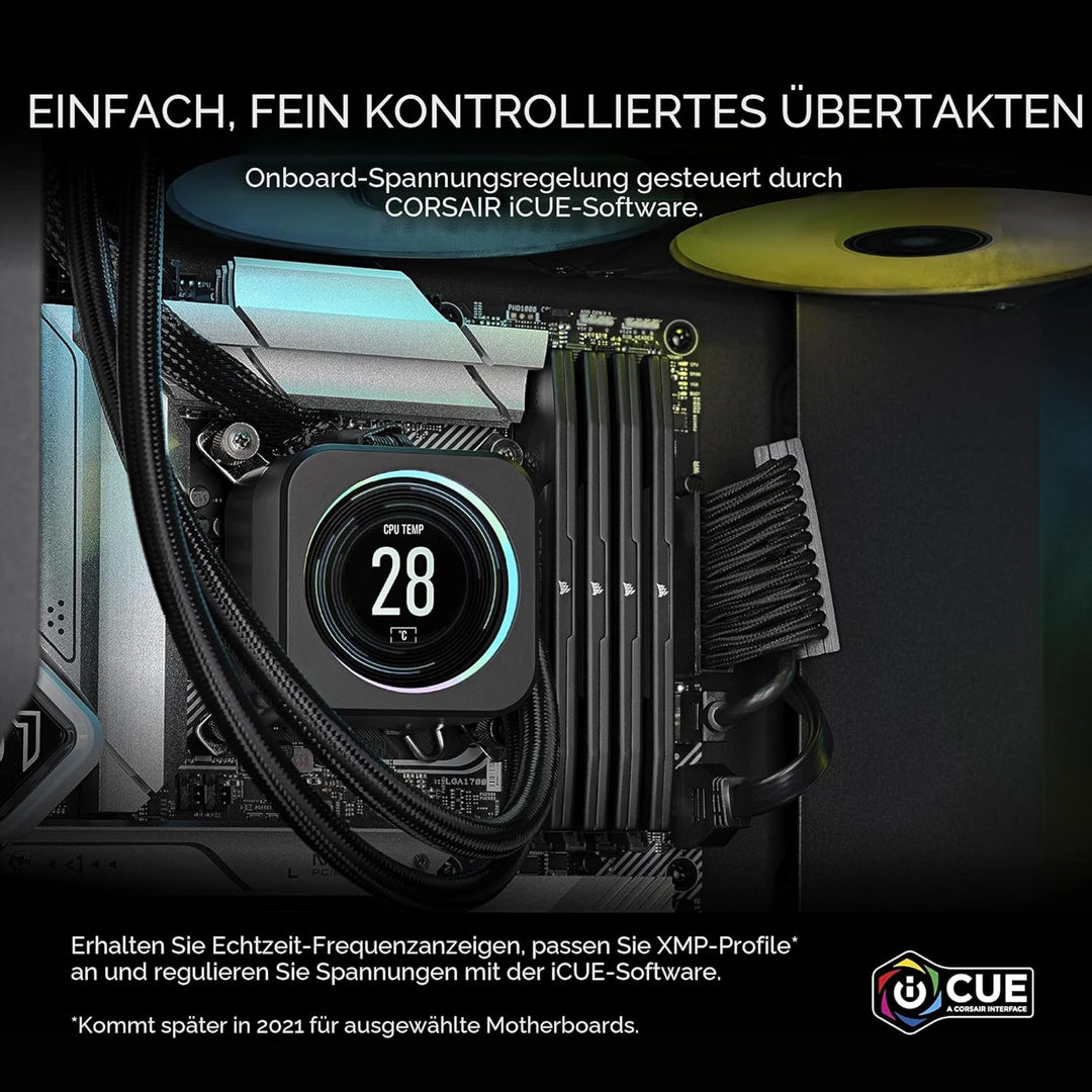 Corsair VENGEANCE DDR5 RAM 64GB (2x32GB) 4800MHz CL40 Intel XMP iCUE Kompatibel Computer Speicher -