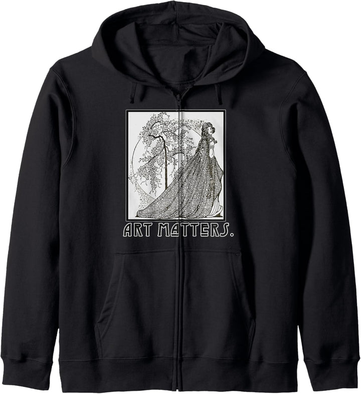 ART DECO Beautiful Illustration ART MATTERS Kapuzenjacke