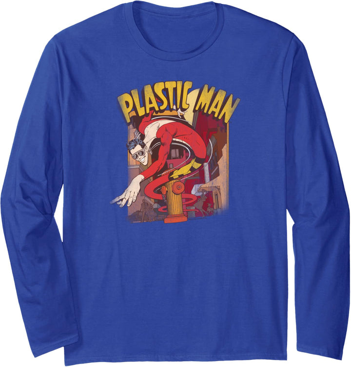 Justice League Plastic Man Street Langarmshirt