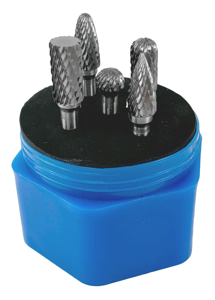 WELDINGER HM Frässtifte SET 10mm B C D F G für Metall und Geradschleifer