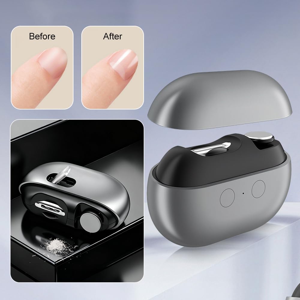 Elektrischer Nagelknipser & Polierer - Nagellackierer, Multifunktionaler Nagelschleifer und Nagelboh