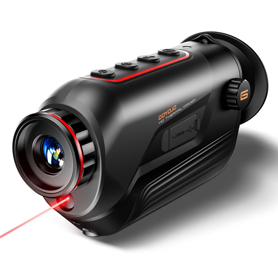 GOYOJO Handheld-Wärmebild-Monokular mit 15-mm-Fokalobjektiv, 256 x 192 (25 Hz), Integrierte drahtlos