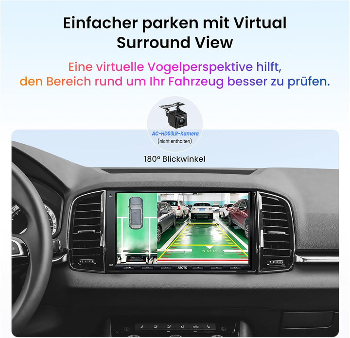 [Neu] ATOTO A6PF 7 Zoll Android Autoradio Doppel DIN Radio, Wireless CarPlay, Drahtloses Android Aut