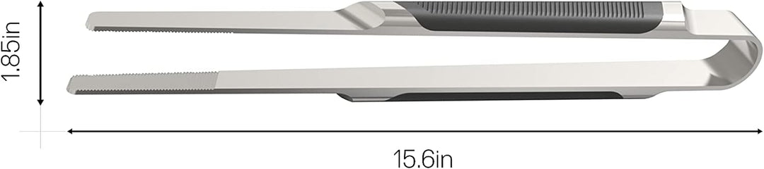 everdure by heston blumenthal Premiumpinzette mit Softgriff Grösse L I Grillpinzette aus gebürstetem