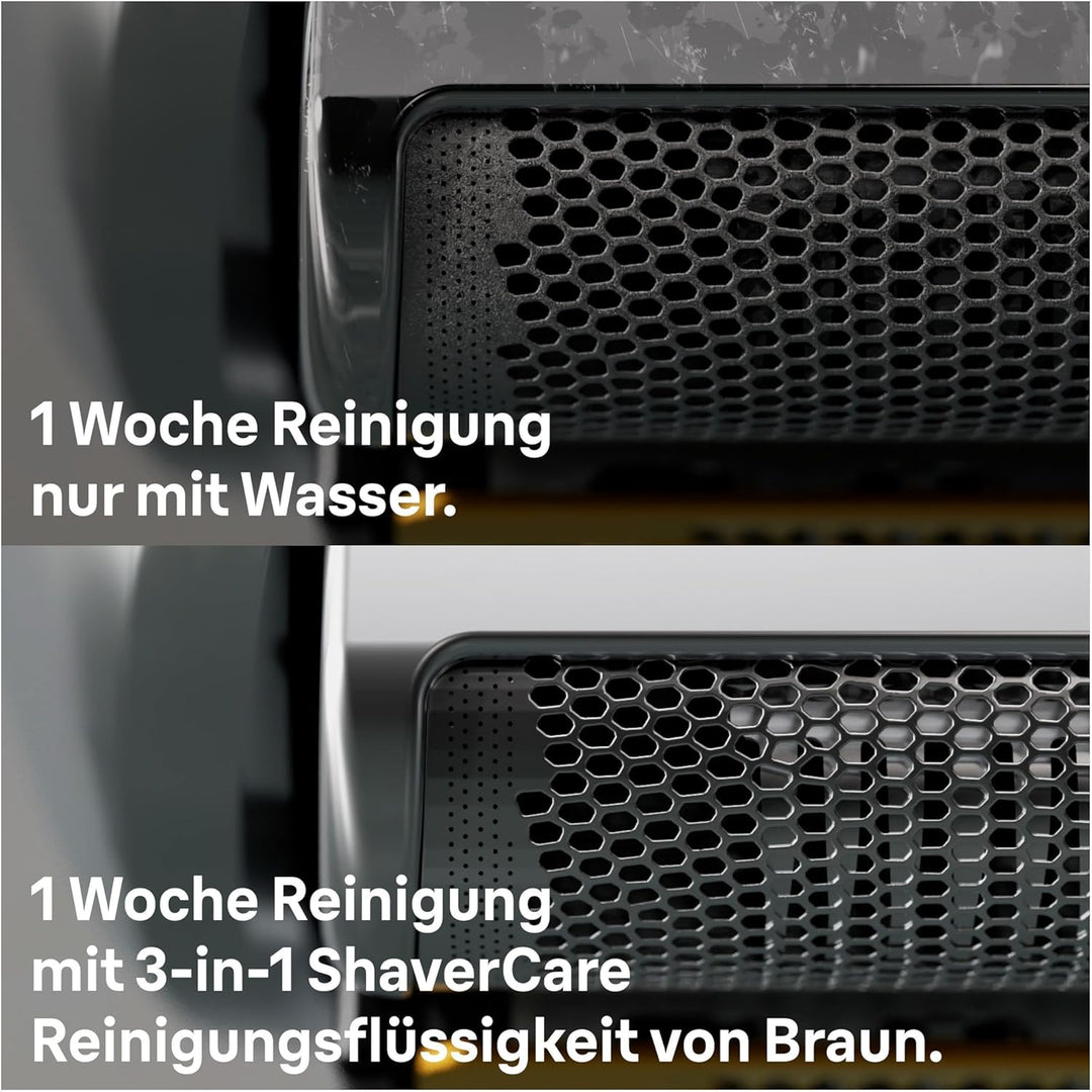 Braun 3-in-1 ShaverCare Reinigungskartuschen für Reinigungsstationen – ORIGINAL Kartuschen – Reinigt