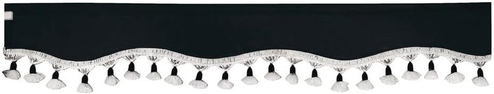 LAMPA 98633 Set Vorhänge Premiere für LKW Schwarz, Schwarz