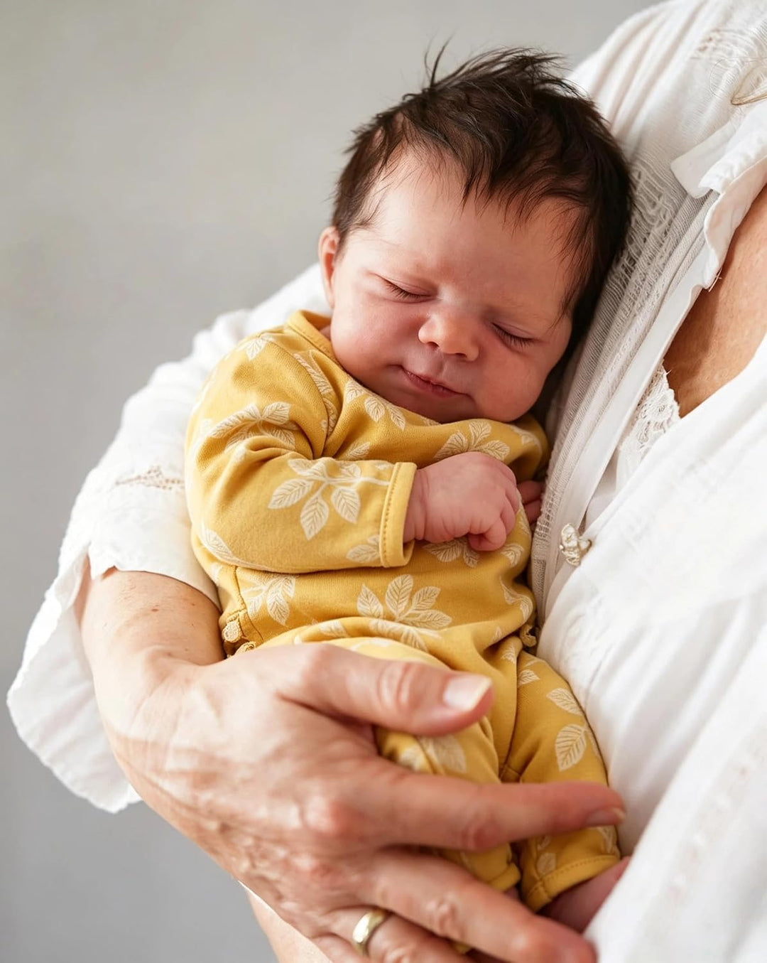 Zero pam Reborn Baby Puppen Vollsilikon Lebensecht-48CM Silikon Baby Mädchen Mit Haaren, Wie Echtes