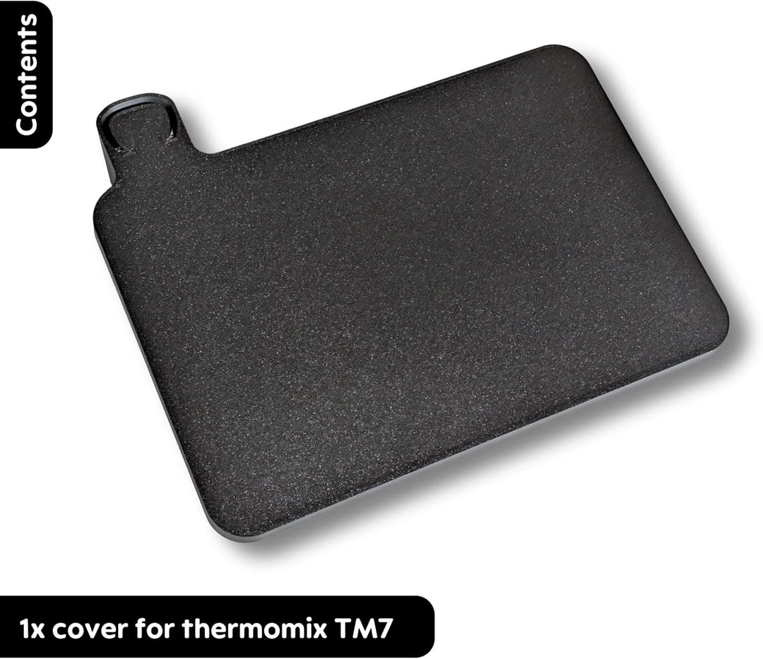 Displayschutz für Thermomix TM7 Vorwerk – Displayabdeckung mit Spatelhalter Zubehör Gadget für Therm