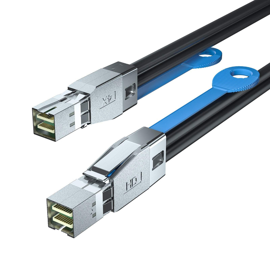10Gtek® 12G External Mini SAS HD SFF-8644 zu SFF-8644 Kabel, 1-Meter(3.3-ft) 1m SFF-8644 zu SFF-8644