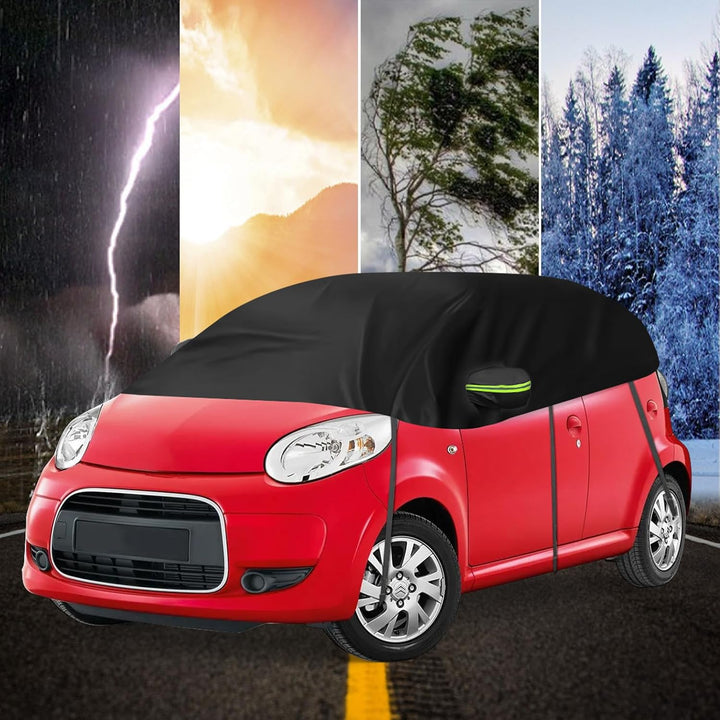 Halbe Autoabdeckung Ersatz für Citroen C1 2005-2022, Softtop Dachschutz Autoabdeckung Wasserdicht, H