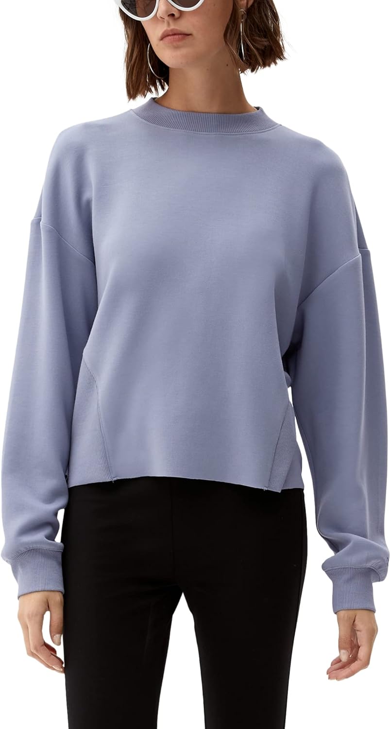 Q/S designed by Damen Sweatshirt Langarm XL Blau, XL Blau