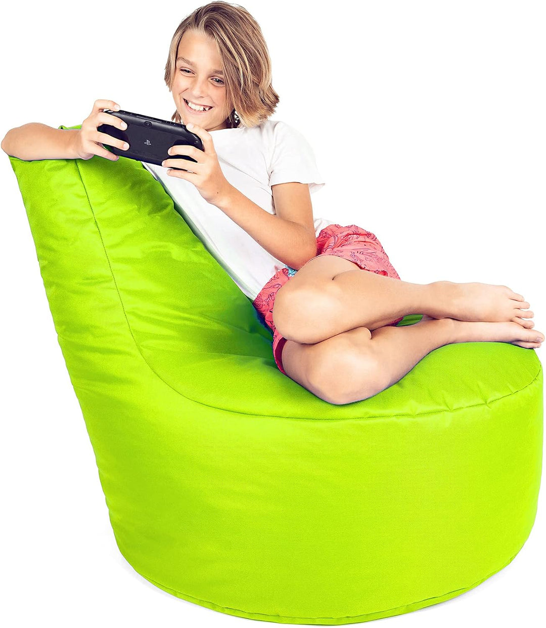 PATCH HOME Gamer Sessel mit Reissverschluss Lounge Kissen Sitzsack Sitzkissen Bean Bag In & Outdoor