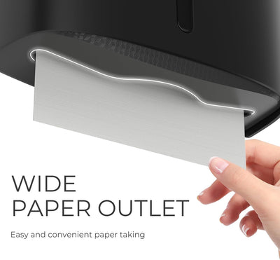 PLUSSEN Papierhandtuchspender, Handtuchspender für das Badezimmer, an der Wand, Z gefaltete Serviett