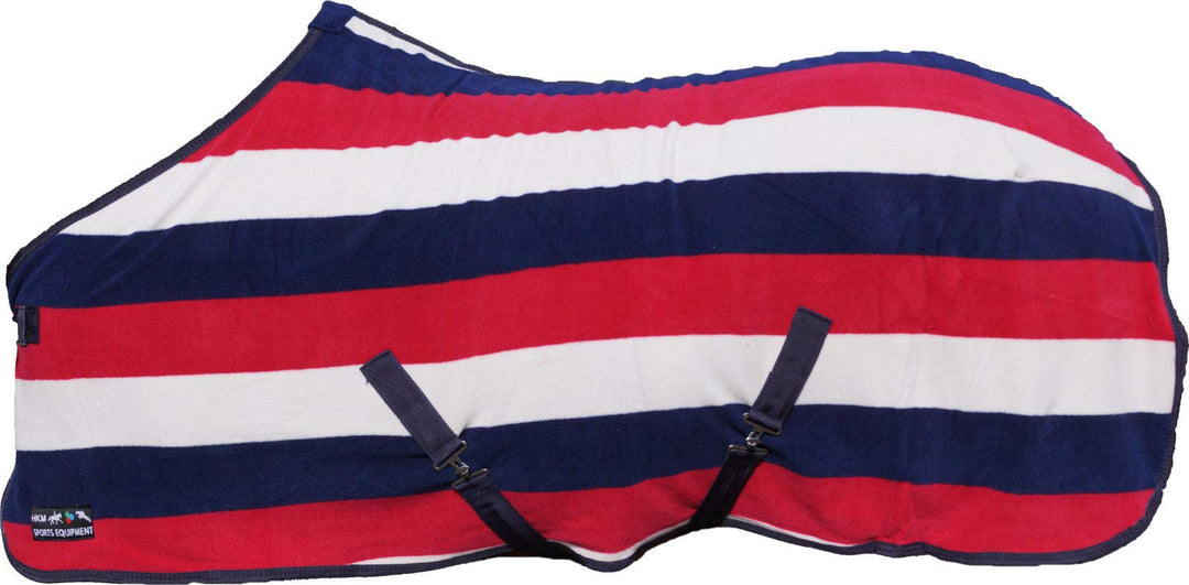 HKM 550820 Abschwitzdecke fashion stripes mit Kreuzgurt, XL dunkel / Steinkohle 165, dunkel / Steink